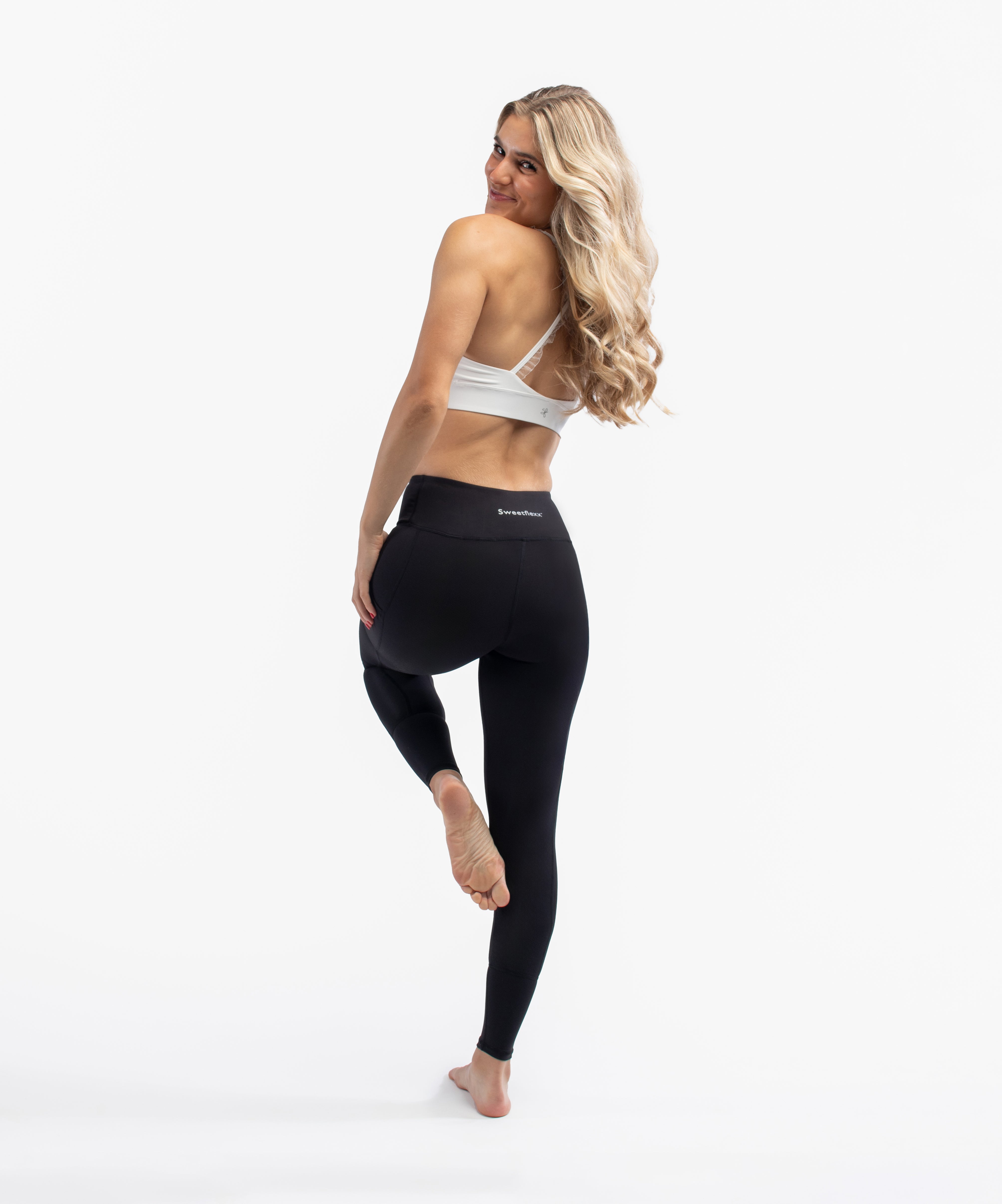 レッグウェア Deuxieme Classe Americana LEGGINGS Women's Resistance Leggings with Pockets by Sweetflexx